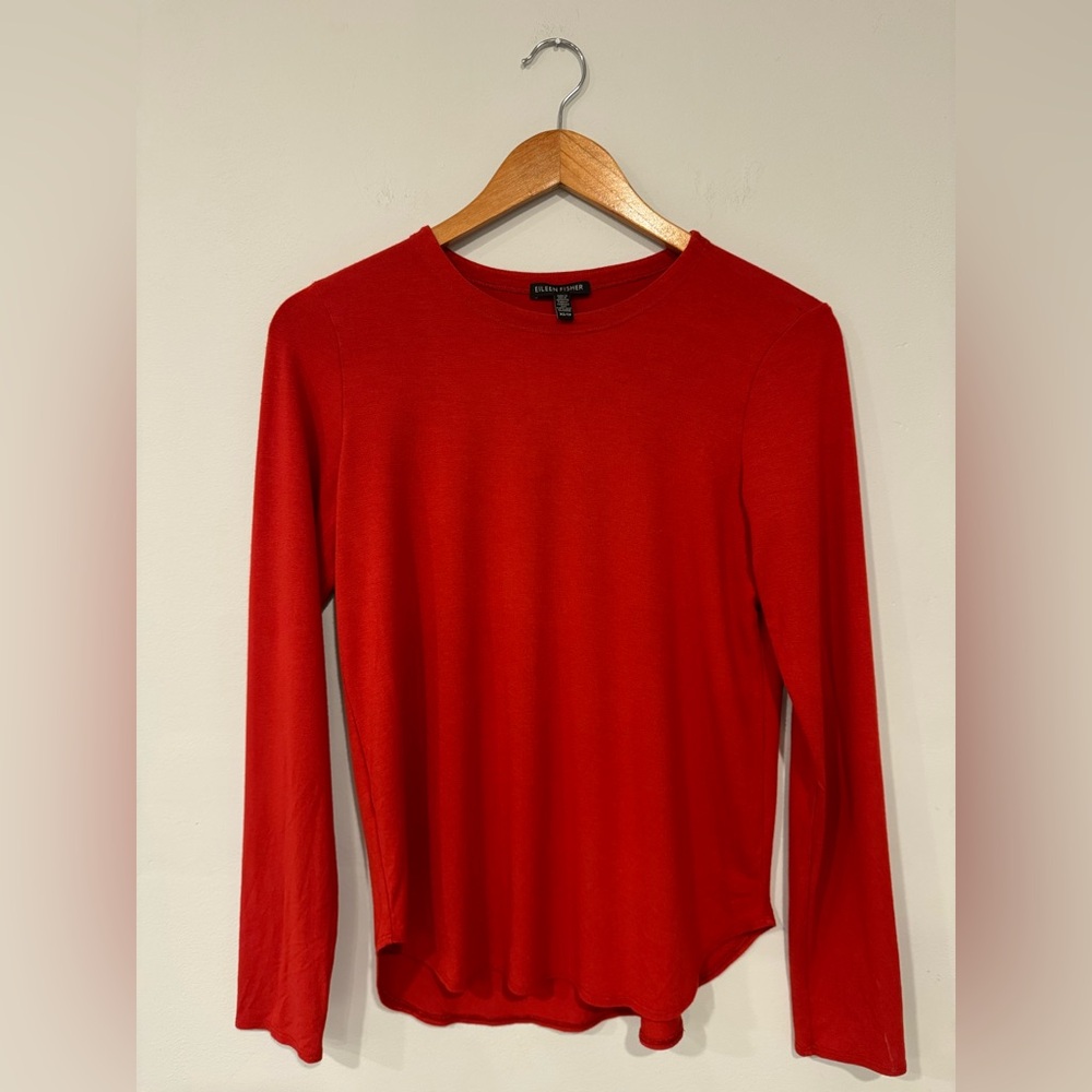 Eileen Fisher Red Top. Size S